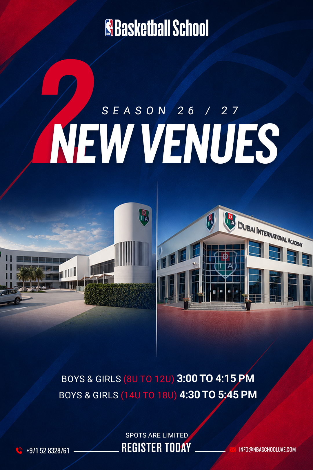 New Facility Website copy